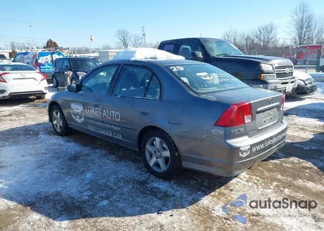 2005 Honda Civic Ex из США, поврежденный, VIN 1HGES26715L024203